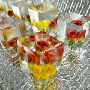 Hielo con Flor Encapsulada